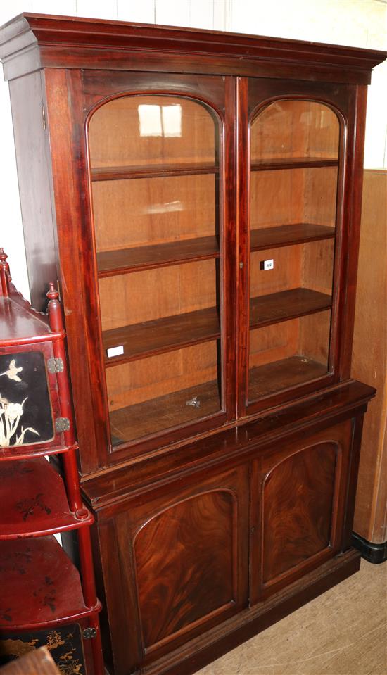 Victorian mahogany bookcase